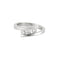 Bague 54 Bague or blanc trilogie diamants 58 Facettes