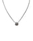 Collier Collier or blanc serti d'un diamants 58 Facettes