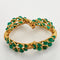 Boucles d'oreilles BOUCHERON - Demie-parure Or Jaune et Chrysoprases 58 Facettes
