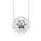 Collier Collier fleur Or blanc Diamants Perle 58 Facettes