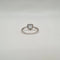 Bague 52 Bague cœur or blanc sertie d’une topaze bleue et diamants 58 Facettes