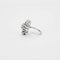 Bague 54 Bague cocktail en or blanc 18 carats et diamants 58 Facettes 1075