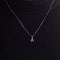 Pendentif Pendentif "A" or blanc 18 carats diamants 58 Facettes