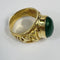 Bague 60 Chevalière Or Pierre Verte 58 Facettes 20400000740