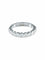 Bague 55.5 Alliance - Bague demi-tour en or blanc et diamants 58 Facettes 404 50034