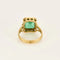 Bague 56 Bague en or jaune 18K sertie d’une émeraude 5 ct 58 Facettes 58FC161