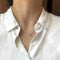 Collier Collier Pendentif - Or blanc & Diamants 58 Facettes 250132R