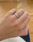 Bague 50 Alliance américaine en or blanc 18 carats et diamants taille ancienne 58 Facettes