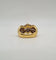 Bague 52 Bague or jaune sertie de diamants 58 Facettes