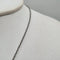 Collier Collier or blanc 18 carats serti d'un diamant naturel certifié LFG 58 Facettes
