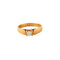Bague 55 Bague Solitaire Or jaune Diamant 0.26ct 58 Facettes