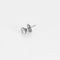 Boucles d'oreilles Paire de Boutons d'oreilles en or blanc et diamants 58 Facettes 58FC134
