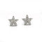 Boucles d'oreilles Boucles d'oreilles Etoiles - Or blanc & Diamants 58 Facettes 260041R