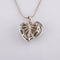 Collier Longueur : 45.5 cm / Blanc/Gris / Or 585 Collier Pendentif Or & Diamants 58 Facettes 200024R
