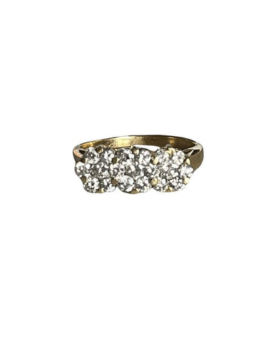 Bague 52 Bague Jarretière Or Jaune Diamants 58 Facettes 5208