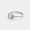 Bague 52 Bague - Solitaire diamant princesse en platine et diamants 58 Facettes LJ16