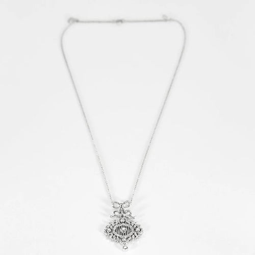 Collier Collier en or blanc et diamants 58 Facettes 58FC138
