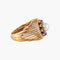 Bague 51 Bague Perle et Grenats 58 Facettes