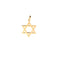 Pendentif Pendentif étoile de David or jaune 58 Facettes