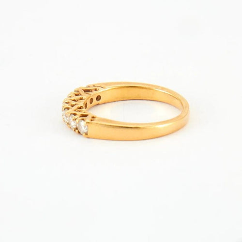 Bague 52 Bague Or jaune Diamants 58 Facettes