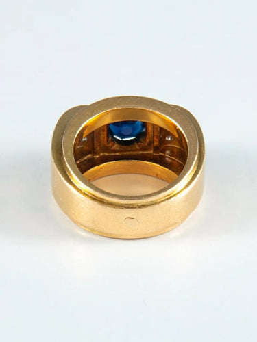 Bague 50 Bague Saphir et Diamants 58 Facettes