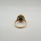 Bague 60 Bague or jaune sertie d’une turquoise 58 Facettes