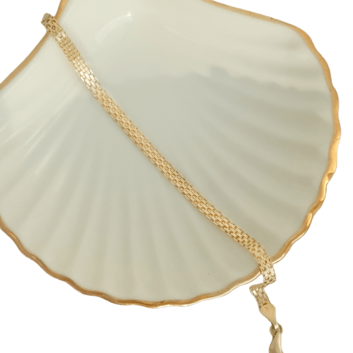 Bracelet Bracelet vintage plat en or 14 K - 20 cm 58 Facettes 3160