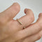 Bague 56 Bague or jaune sertie de diamants 58 Facettes