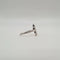 Bague 52 Bague fleur or blanc sertie de diamants 58 Facettes