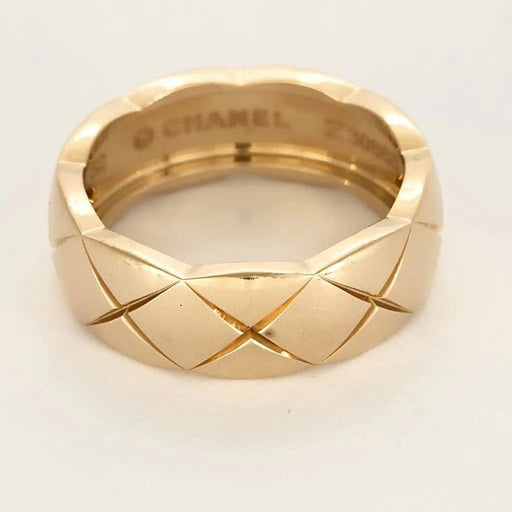 Bague 52 Chanel Bague Coco Crush en or beige 58 Facettes 58FC107