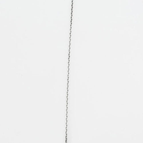 Collier Collier or blanc serti d’une barrette de diamants 58 Facettes