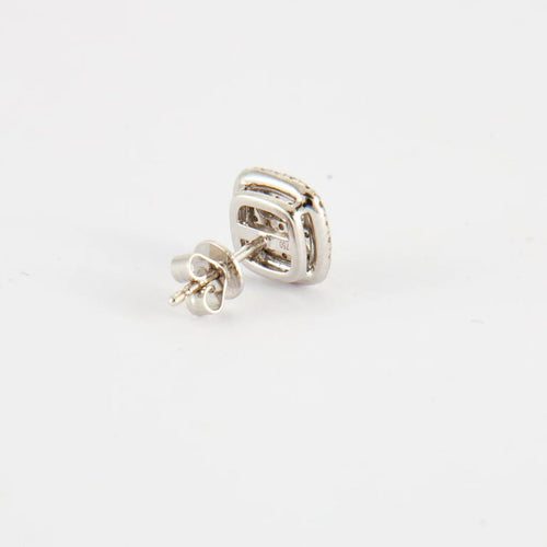 Boucles d'oreilles Boucles d'oreilles en Or blanc & diamants 58 Facettes