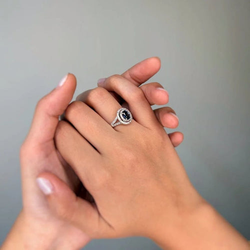 Bague 53 Bague - Or, Saphir & Diamants 58 Facettes 250233R