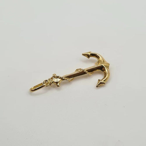 Pendentif Pendentif ancre or jaune 58 Facettes