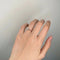 Bague 50 Solitaire or blanc diamant 0,30 carat 58 Facettes 150151R