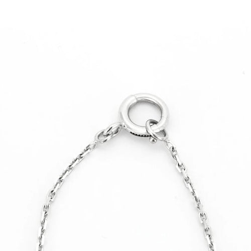 Collier Collier fleur Or blanc Diamants Perle 58 Facettes