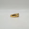 Bague 55 Bague or jaune 18 carats sertie de diamants 58 Facettes