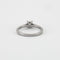 Bague 54 Bague Solitaire Or blanc Diamants 58 Facettes