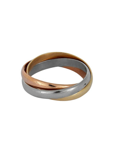 Bague 52.5 Bague 3 anneaux 3 ors 58 Facettes