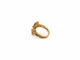 Bague 54 Bague allure florale or jaune et diamants 58 Facettes 5347