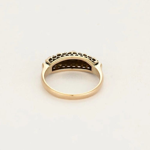Bague 51 Bague jarretière en or rose 18k et diamants 58 Facettes DADB-03