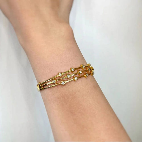 Bracelet Bracelet rigide - Or & Diamants 58 Facettes 250127R