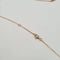 Collier Collier or rose 18 carats serti de diamants 58 Facettes