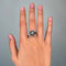 Bague 57 Bague - Or blanc & Diamants 58 Facettes 250309R