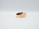 Bague 55 Bague Tank or jaune rubis diamants 58 Facettes 5007