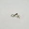 Boucles d'oreilles Boucles d’oreilles carrées or blanc 18 carats serties de diamants 58 Facettes