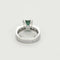 Bague 44 Bague moderniste en or gris 18k avec émeraude et diamants 58 Facettes DADB-19