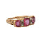 Bague 52 Bague Or jaune, Rubis 58 Facettes