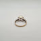 Bague 54.5 Bague or blanc sertie d’une perle de culture et diamants 58 Facettes