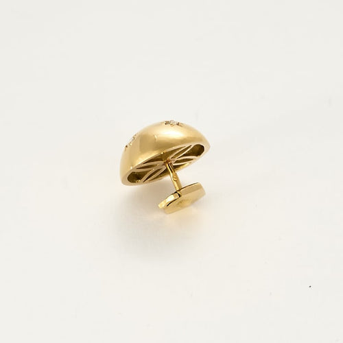 Boucles d'oreilles Boucles d'oreilles dôme en or jaune et diamants 58 Facettes LAV2229X2